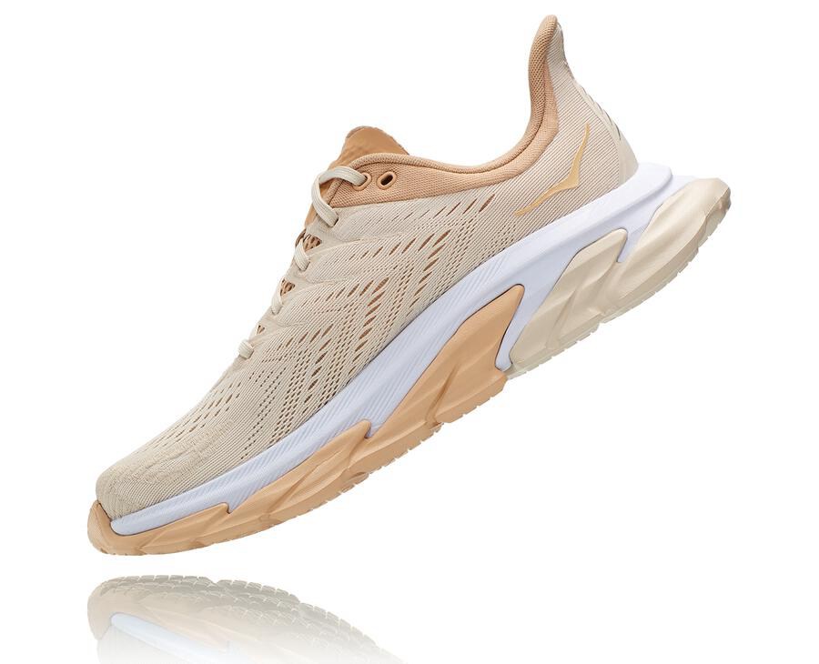 Hoka One One Koşu Ayakkabısı Erkek Bej Rengi - Clifton Edge - ZC7130952